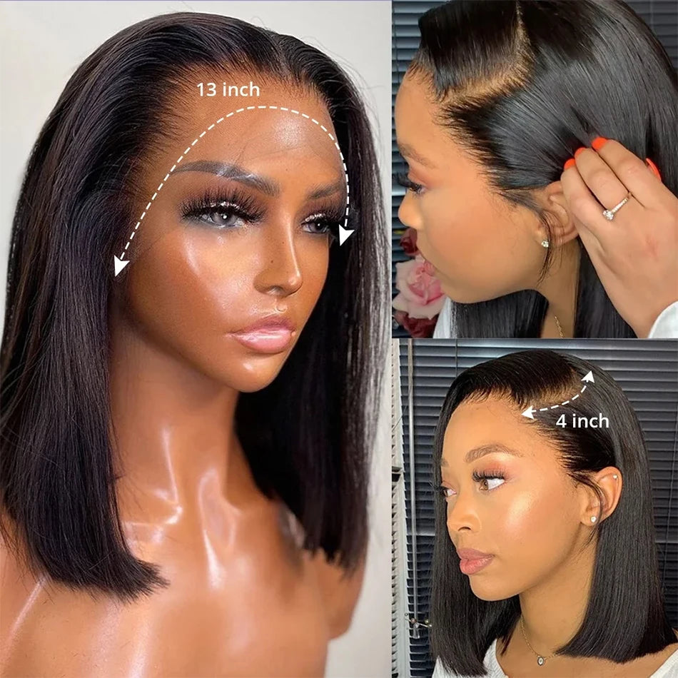 https://buythejoy.com › products › 13x4-short-bob-lace-wig-straight-4x4-lace-closure-bob-wigs-100-real-1587054005