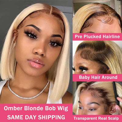 https://buythejoy.com › products › 13x4-613-blonde-bob-ombre-lace-fornt-wig-short-straight-bob-1442867690