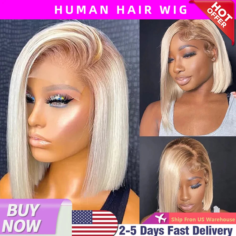 https://buythejoy.com › products › 13x4-613-blonde-bob-ombre-lace-fornt-wig-short-straight-bob-1442867690