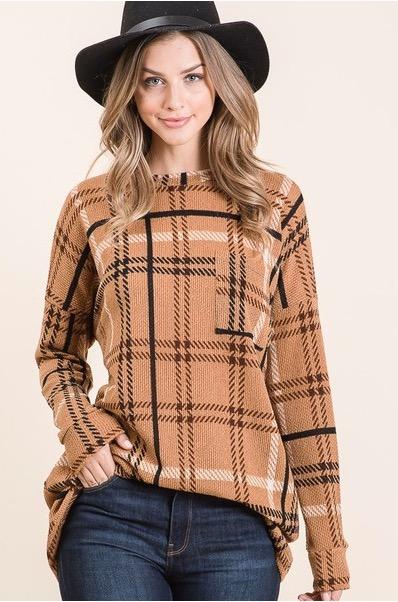 Tamatha Crow neck long sleeves Top