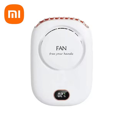 Xiaomi Portable Hanging Neck Fan Mini Cooling Waist Fans Bladeless USB Rechargeable Sports Cooler Fan for Outdoor Sports Travel