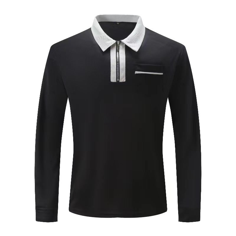 https://buythejoy.com › products › 2024-autumn-mens-long-sleeve-zipper-polo-shirts-casual-lapel-collar-zip-up-henley-shirts-cotton-sports-golf-tennis-t-shirts-with-pockets