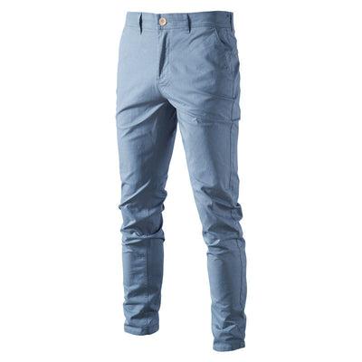 Men's Breathable Business Thickened Cotton Casual Pants