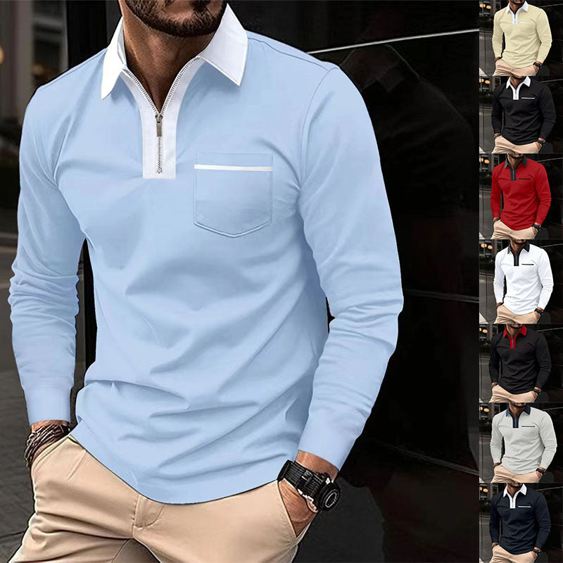 https://buythejoy.com › products › 2024-autumn-mens-long-sleeve-zipper-polo-shirts-casual-lapel-collar-zip-up-henley-shirts-cotton-sports-golf-tennis-t-shirts-with-pockets