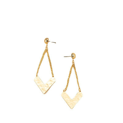 Women's Simple Fashion Temperamental Tassels Stud Earrings