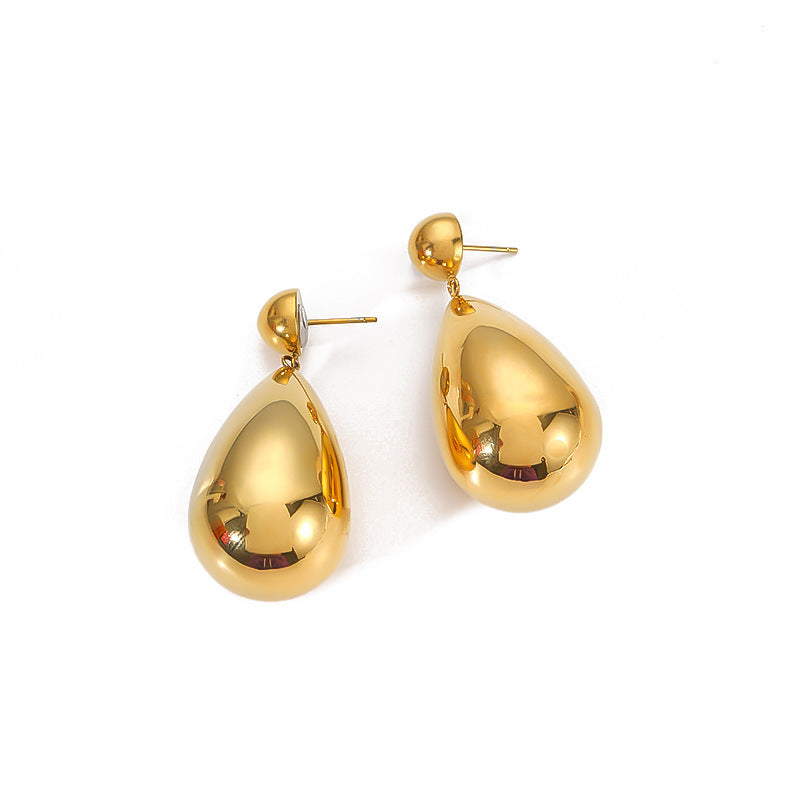 18K Gold Stainless Steel Dropper Earrings Eardrops