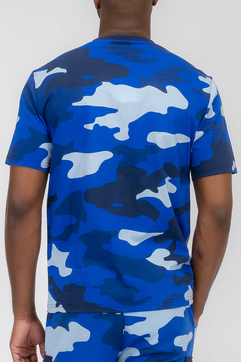 Full Camo Toggle Tshirt