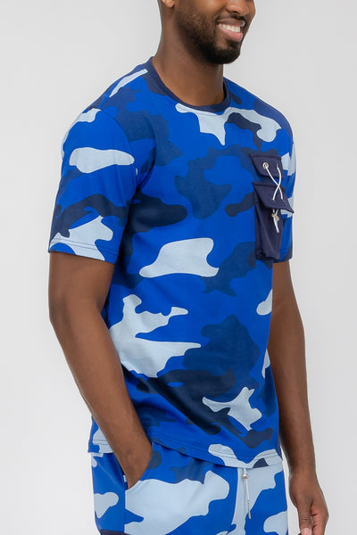 Full Camo Toggle Tshirt