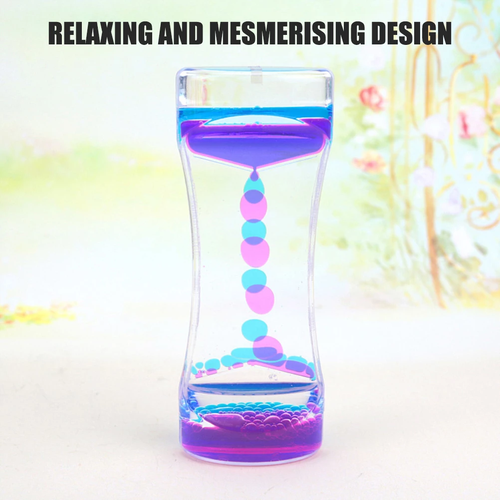 Double Color Sand Hourglasses Colorful Liquid Timer Anxiety Relief