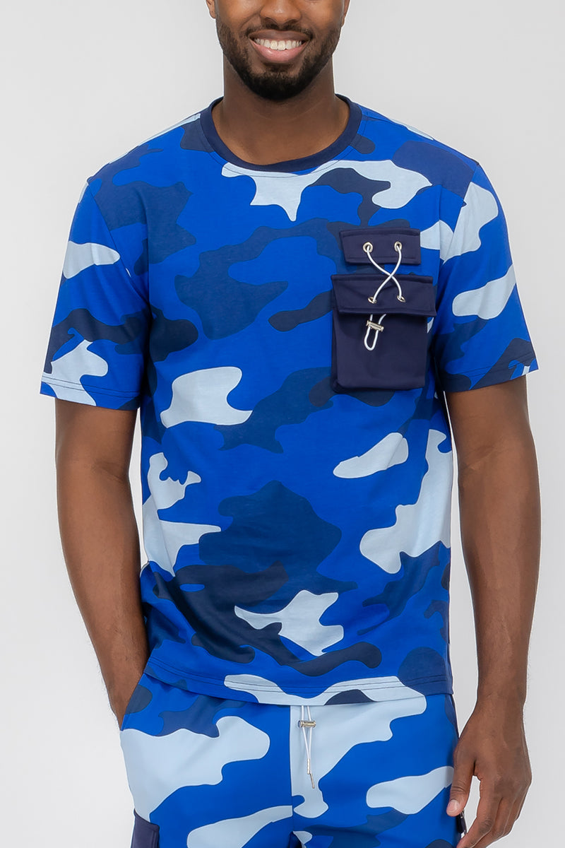 Full Camo Toggle Tshirt