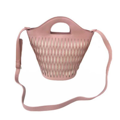 Bolso de mano Panal rosa