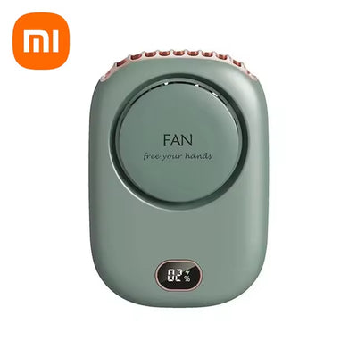 Xiaomi Portable Hanging Neck Fan Mini Cooling Waist Fans Bladeless USB Rechargeable Sports Cooler Fan for Outdoor Sports Travel