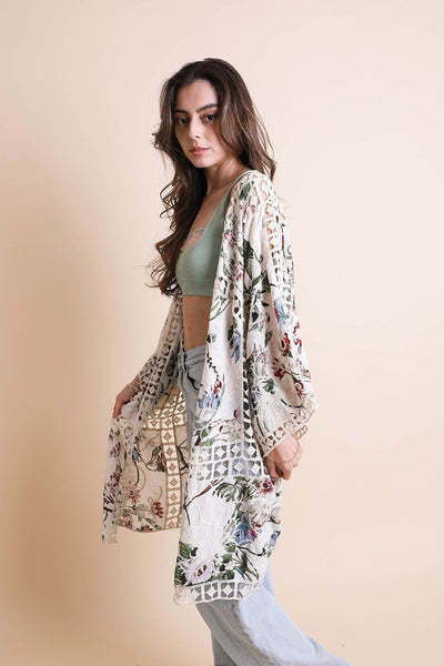 Heirloom Embroidered Kimono