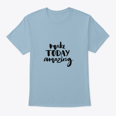 Make Today Amazing. Inspirational Quote Handwritten With Black Ink And