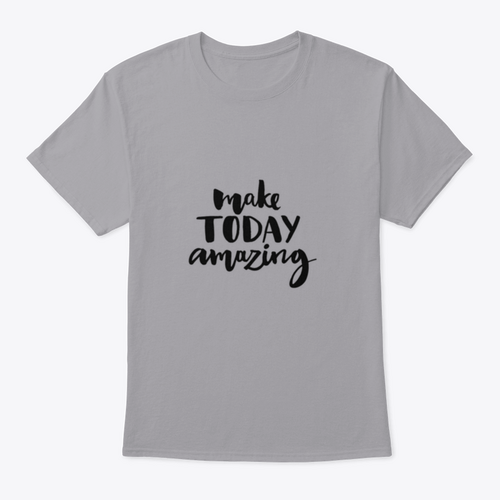 Make Today Amazing. Inspirational Quote Handwritten With Black Ink And