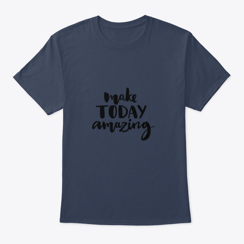 Make Today Amazing. Inspirational Quote Handwritten With Black Ink And