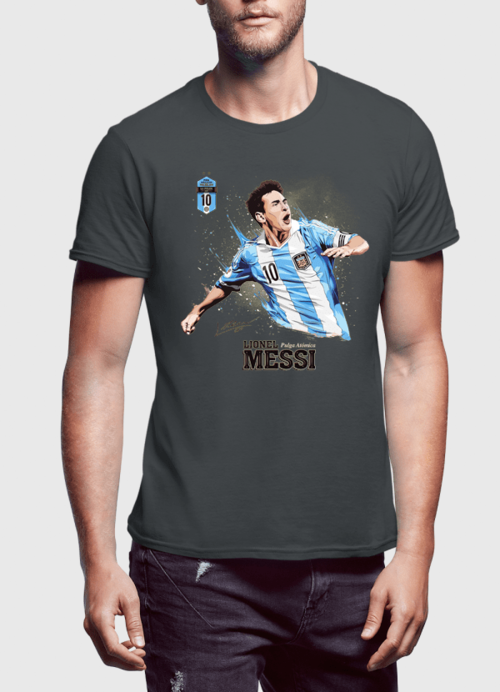 Messi Half Sleeves T-shirt