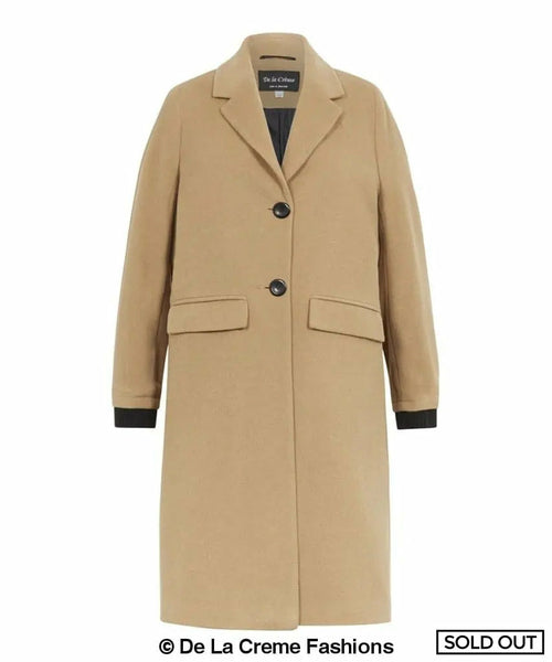 Women Wool Blend Winter Warm Knee Length Coat