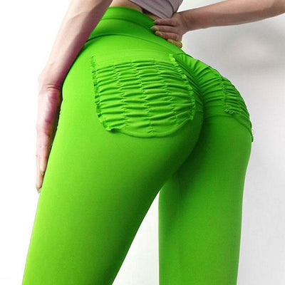 Women Sports Gym Yoga Running Fitness Leggings High Waist 3/4 Length