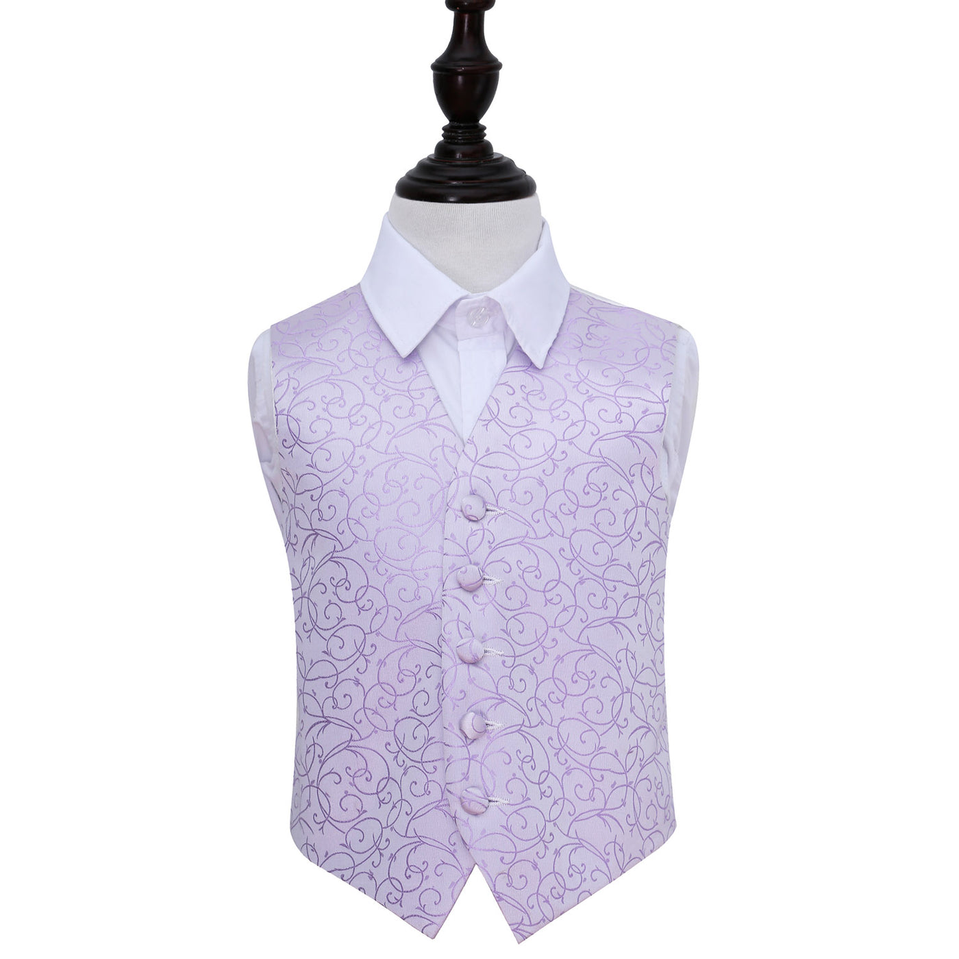 Swirl Waistcoat - Boys - Lilac, 24'