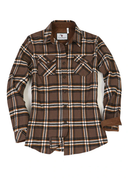 Women's Timberline Midweight Flannel Shirt,8oz