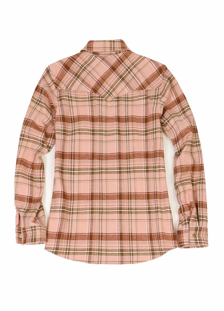 Women's Western Flannel Plaid Shirt