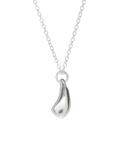 Silver Teardrop Necklace for Women- Silver Pendant Necklace-"Amalie